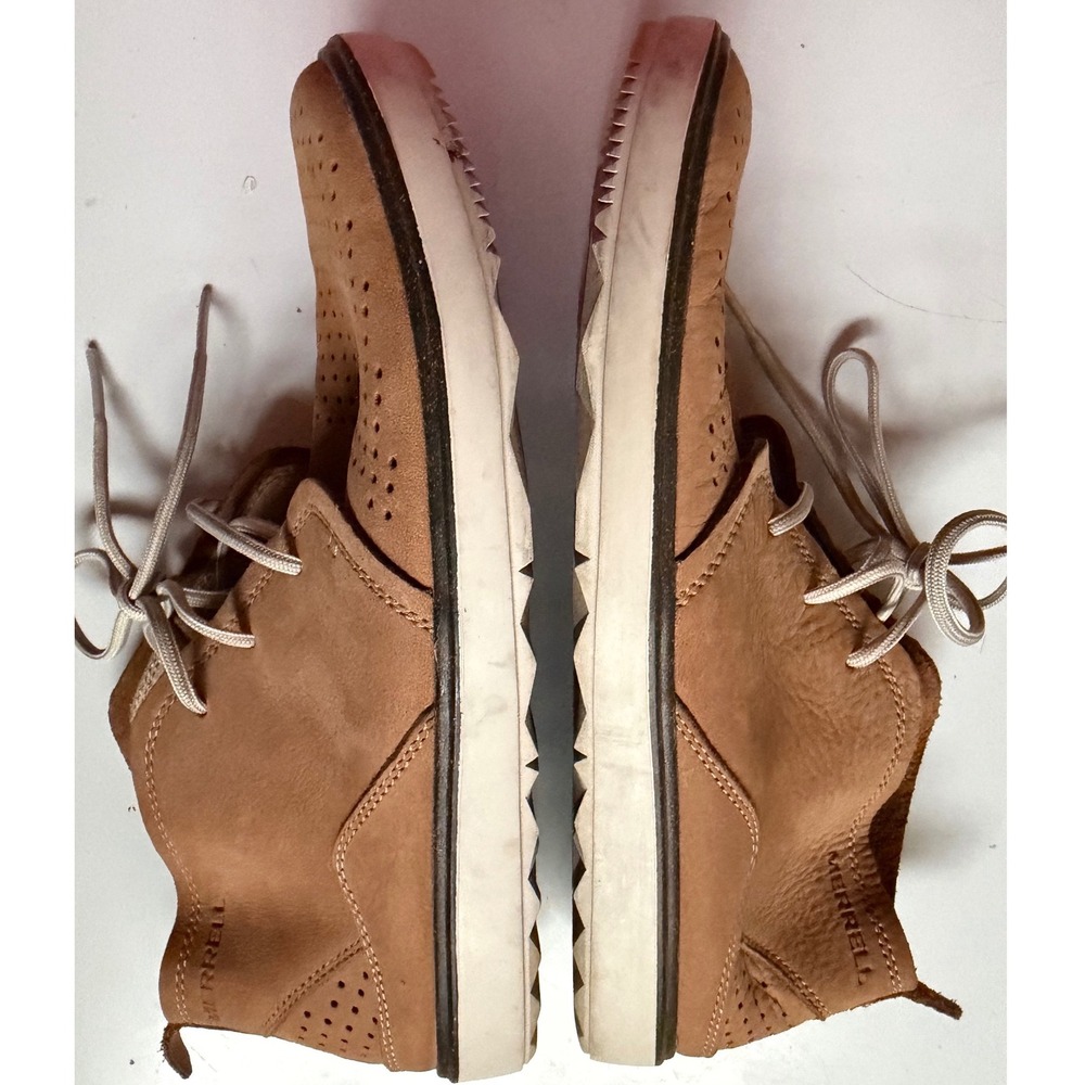 Merrell Freewheel Mesh Chukka Tan Leather Casual Boots J03680 Mens 7 Womens 8.5